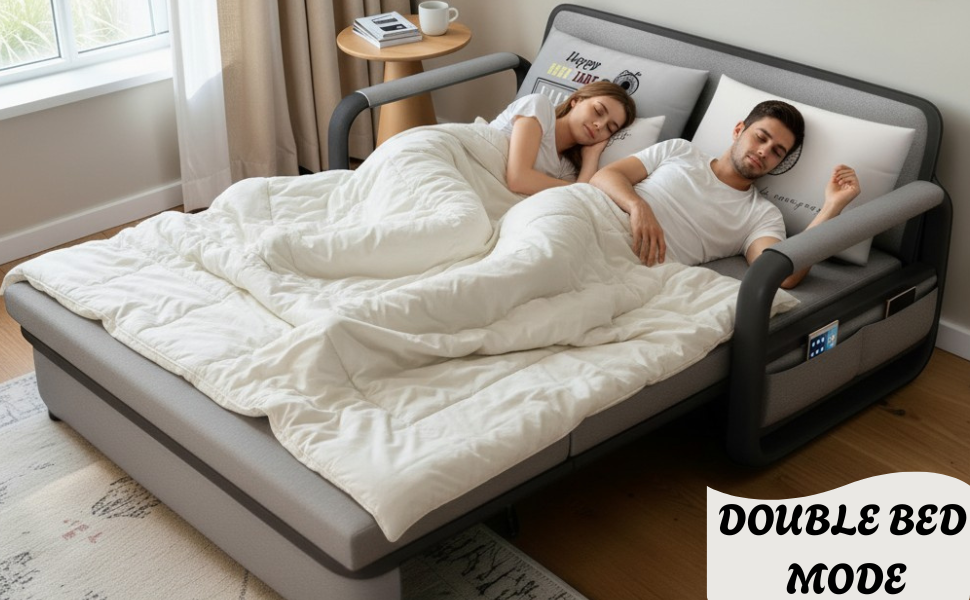 UNICORN FURNITURE Double Sofa Bed with Storage (158cm)