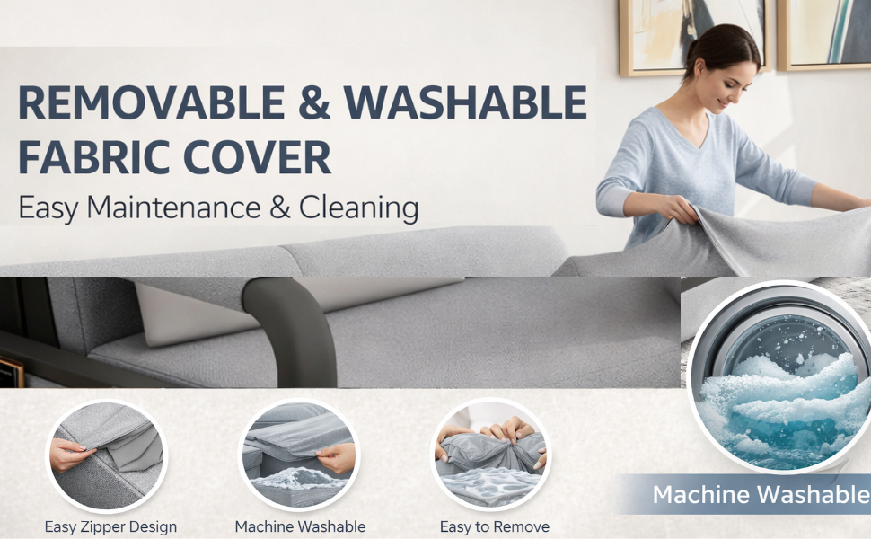 UNICORN FURNITURE Double Sofa Bed with Storage (158cm)