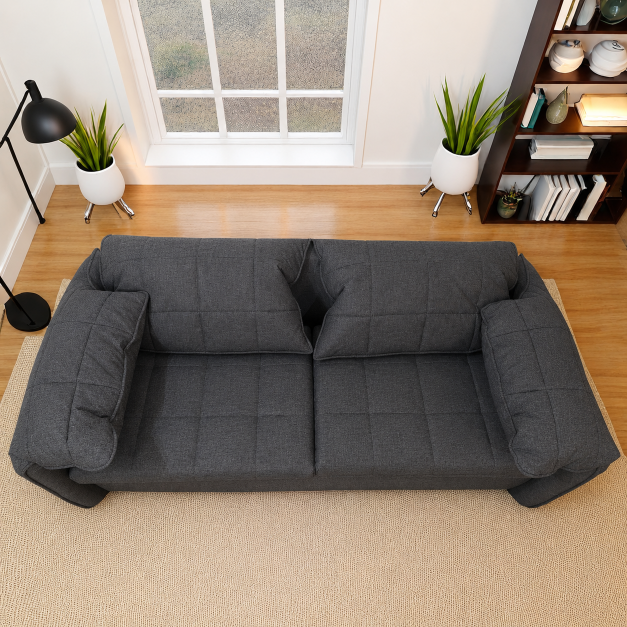 UNICORN FURNITURE Convertible Sofa Bed | Super King Pull Out Sofa Bed with Storage UK