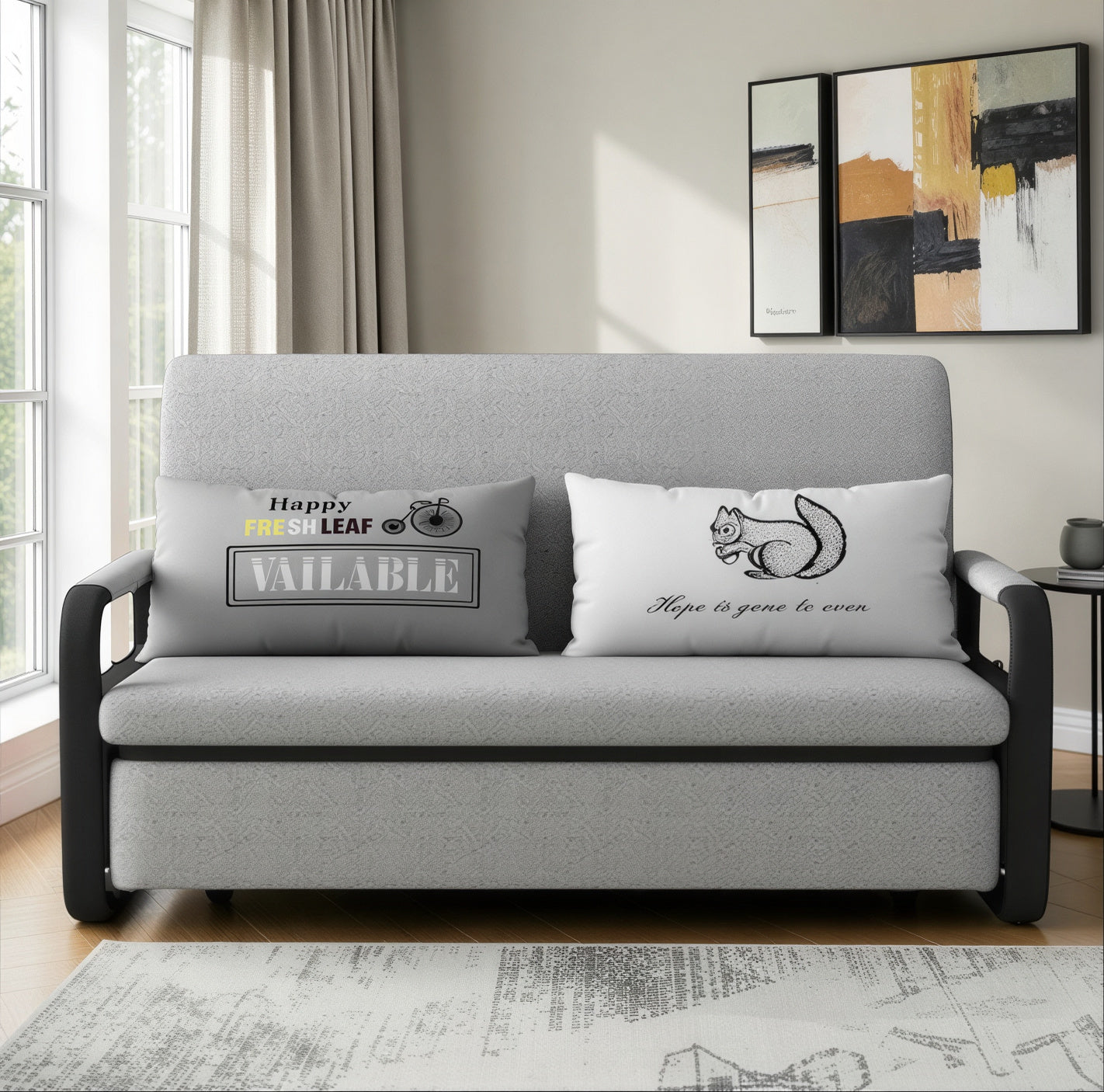 UNICORN FURNITURE Double Sofa Bed with Storage (158cm)