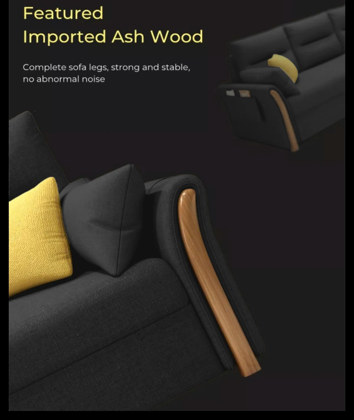 Unicorn Furniture Convertible Sofa Bed – King Size Pull Out Sofa Bed with Storage, Modern Reclining Sleeper Couch, Cotton Fabric, Tool-Free Assembly for Living Room & Guest Room (Grey)