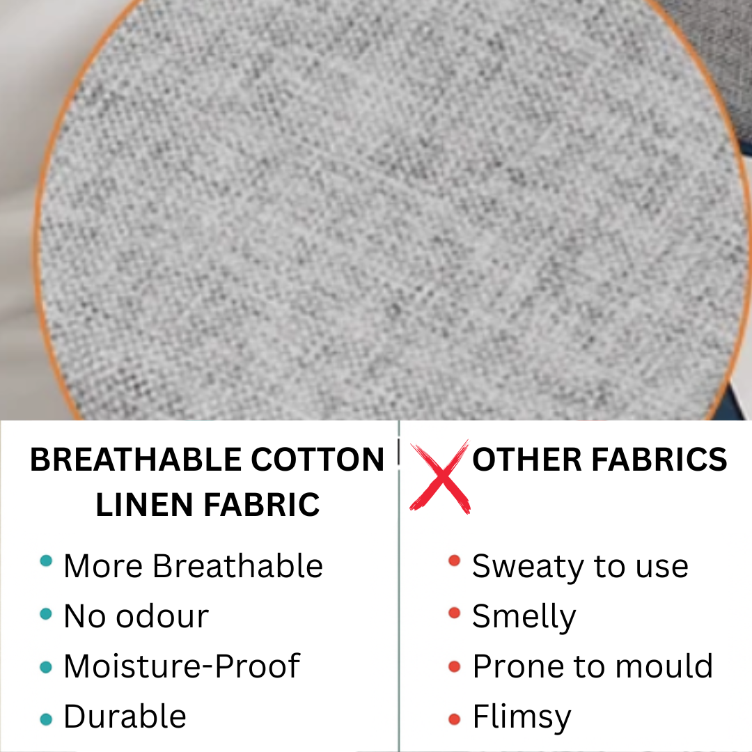 Unicorn Furniture Convertible Sofa Bed King Size Pull Out Sofa Bed with Storage in Cotton Fabric, Tool-Free Assembly, Modern Reclining Sofa Bed for Living Room, Guest Room, Small Spaces (Glacier Grey)