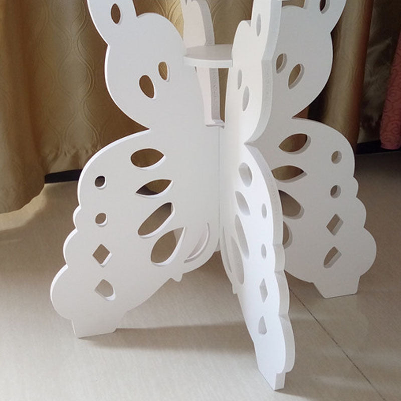 Butterfly Side Table Butterfly Designed Coffee Table White Accent Table Minimalist Butterfly End Table