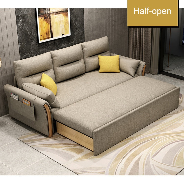 Convertible Fabric Sofa Bed 2 3 Seater Click Clack Recliner