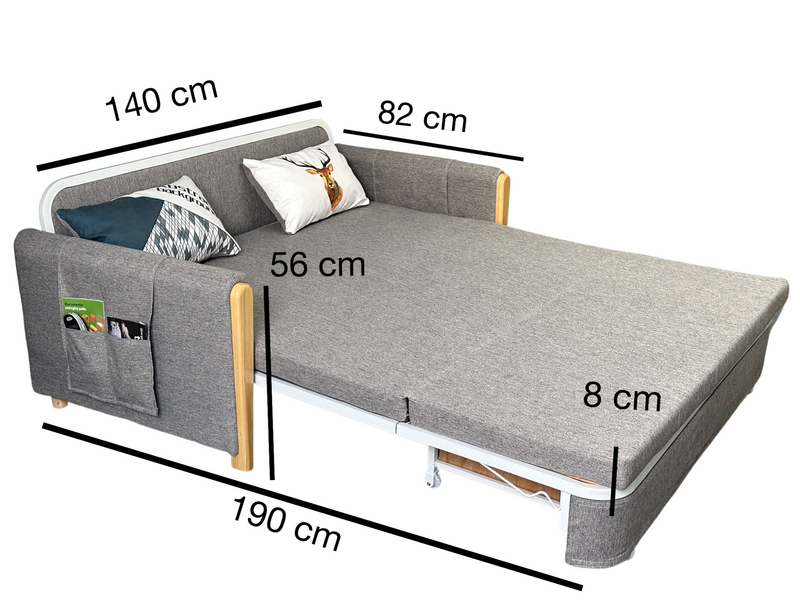 Foldable full deals size bed