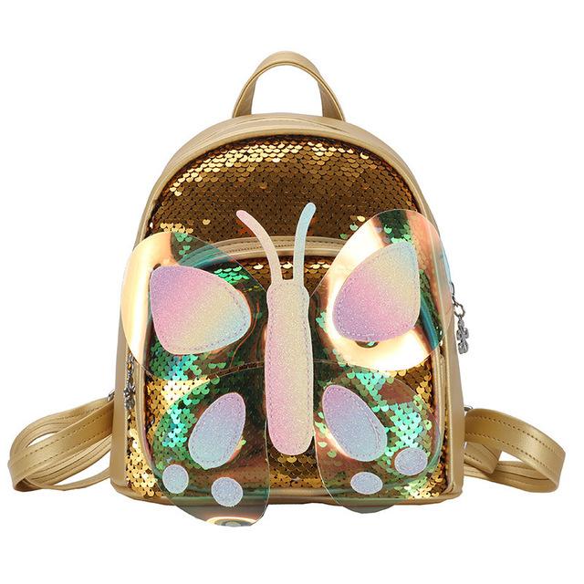 2021 Unicorn Butterfly 3D Kids Backpack with Reversible Sequins. Spacious bag for kids, brilliant rucksack for Children School Bag, Nursery Or Preschool Bag, Kids Toddlers Travel Bag in lovely colors.