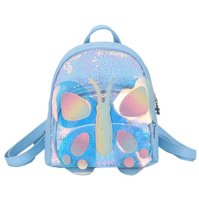 2021 Unicorn Butterfly 3D Kids Backpack with Reversible Sequins. Spacious bag for kids, brilliant rucksack for Children School Bag, Nursery Or Preschool Bag, Kids Toddlers Travel Bag in lovely colors.